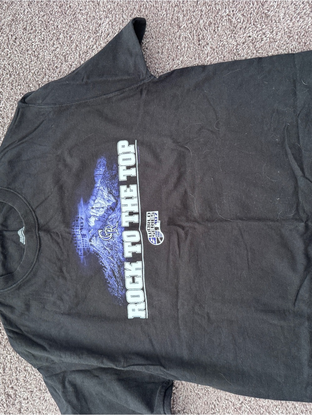 Kids Black "Rock to the Top" Graphic Tee